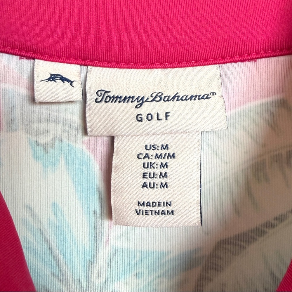 Tommy Bahama Sleeveless Tropical Floral Zip-Front Golf Dress with Shorts - Picture 5 of 8